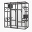 Très grande cage à chat - Gris
