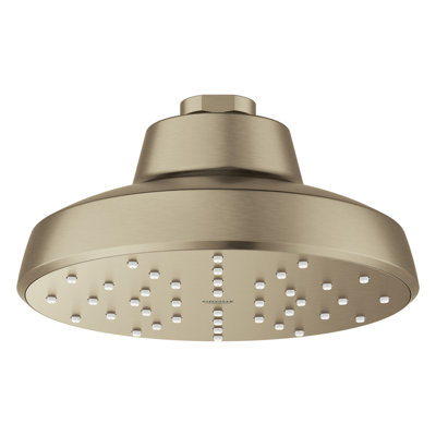 Tempesta 140 with AquaBooster Round Single Spray Shower Head 1.75 GPM (6.6L/min)