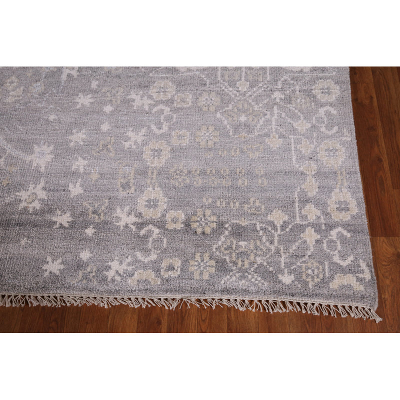 Tapis gris All-Over Oushak 9 x 12 po