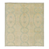 Antique 20Th Century Turkish Hereke Rug In Soft Pastel Medallions - Rug & Kilim