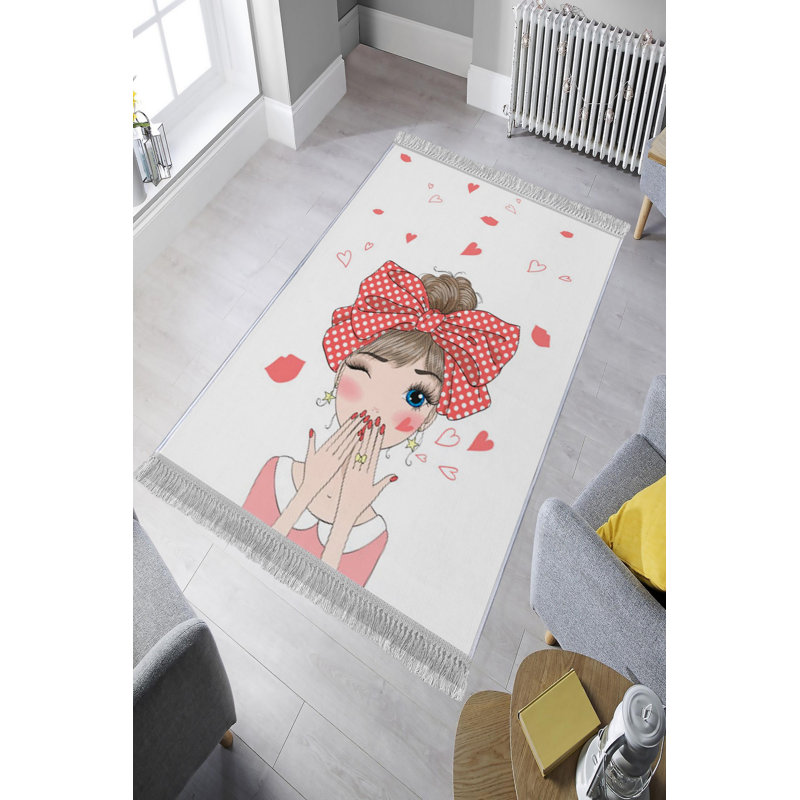 Luxurious Velvet Area Rug, 5.2 x 7.5 ft | 100% Velvet Fabric, 100% Cotton Sole, 0.4 in Pile Height | Antibacterial, Non-Slip, Machine Washable | Elegant 3D Digital Print, Perfect for Living Room & Bedroom Décor