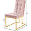 Chaise d'appoint en velours capitonné Chakevia-28747691-39826283