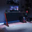 Ergonomic Black Gaming Desk PC Computer Desk Home Office With Headphone Hook-426054710-532484068