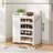 Foldable Shoe Rack For Home - Bamboo Entryway Shoe Organizer With Dust-Proof Curtain, Multi-Layer Design For Easy Storage