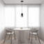 Ensemble de 2 luminaires suspendus modernes Glorianne pour îlot de cuisine