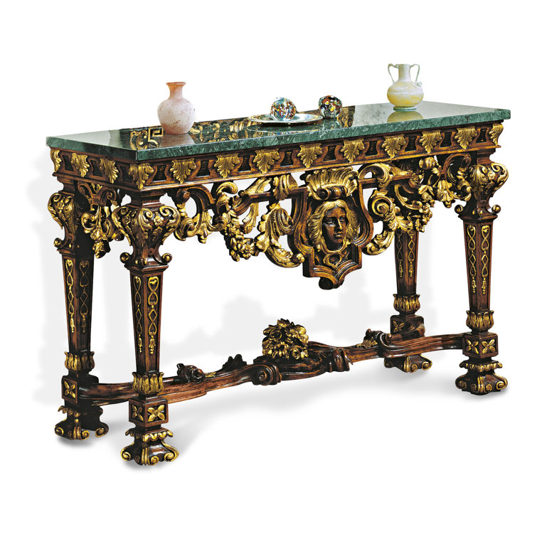 New Empire 57.48'' W Marble Console Table