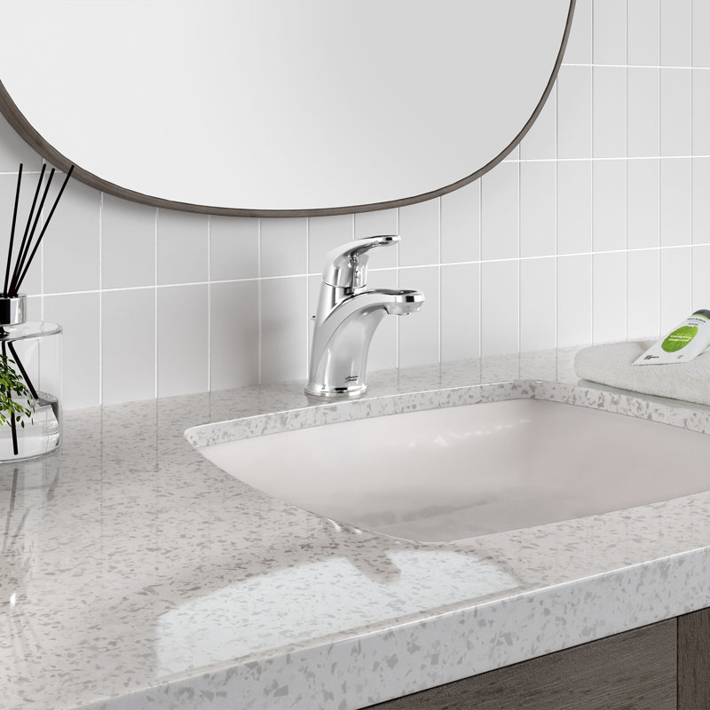 Colony Pro Bathroom Faucet with Drain Assembly, Polished Chrome, With Metal Drain