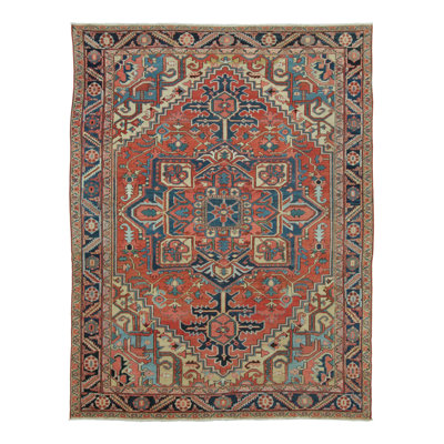 Antique One-of-a-Kind 7'5x9'10 Hand Knotted Area Rug