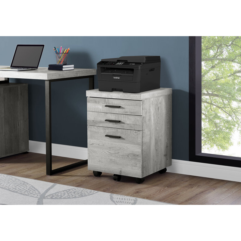 File Cabinet, Rolling Mobile, Storage Drawers, Printer Stand, Office, Work Laminate, Contemporary, Modern