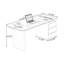 Bureau de direction rectangulaire en bois massif noyer avec tiroirs-1860731808