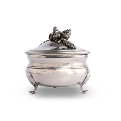 Majestic Forest Pewter Acorn Soup Bowl