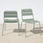 Kapri Powder Coated Aluminum Outdoor Stacking Dining Side Chair-427879927