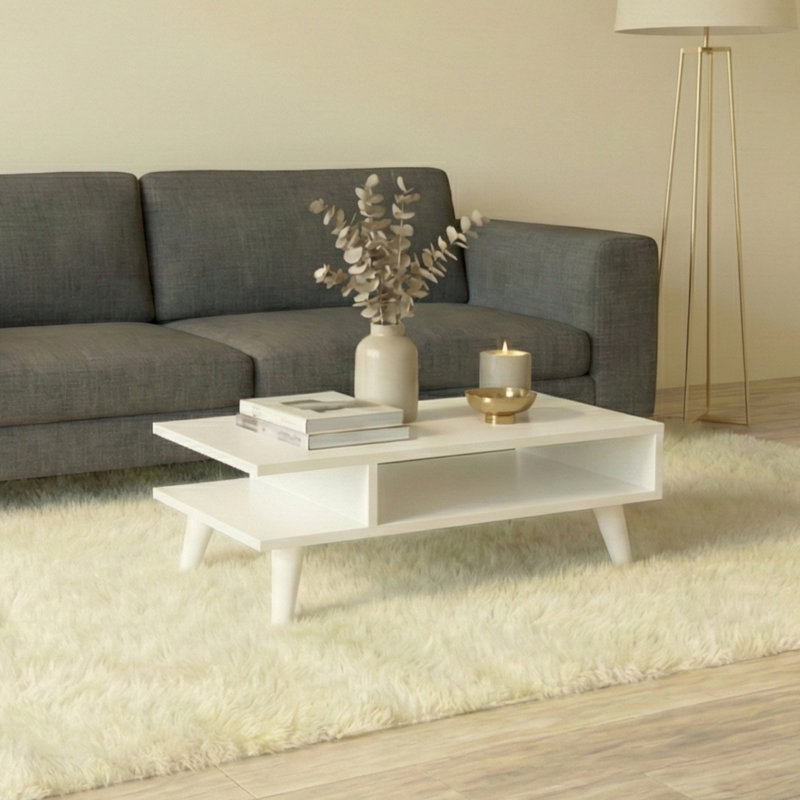 Four Leg Coffee Table with Storage