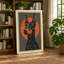Doberman Rising Geometric - Wrapped Canvas-2071950892-2071950896