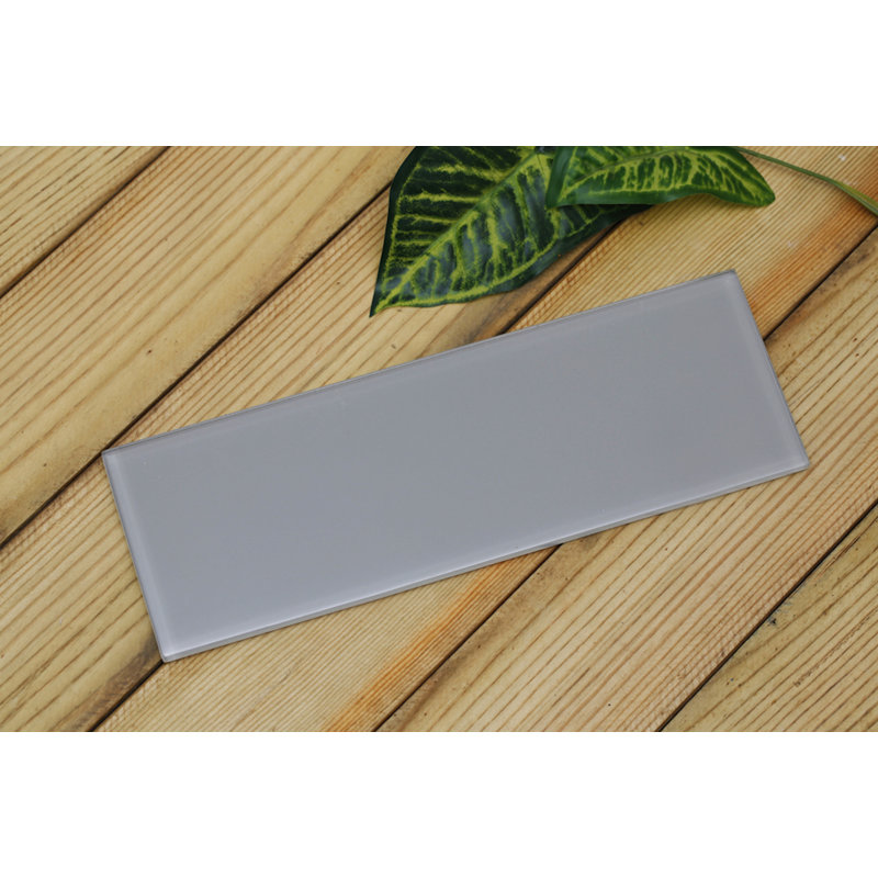 Carreau de plancher et de métro en verre 4 po x 12 po Golden Tee