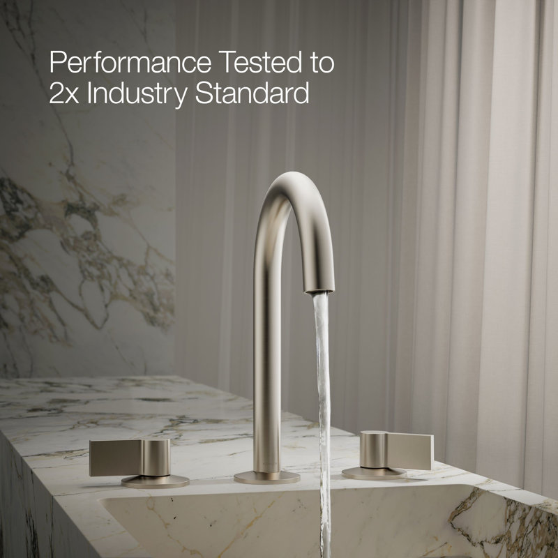 Components™ Bathroom Sink Spout with Tube Design, Vibrant Brushed Nickel