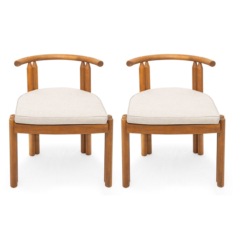 Chaise sans accoudoirs en bois d'acacia Cove