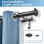 Tringle à rideaux double réglable 1 "Cousar-106440187-106440186