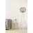Modern Scandinavian Floor Lamp, White MDF Body, 57.1 x 14.2 inches | 3 mm Thickness, E27 Socket Max 40W, On/Off Switch, CE Certified | Sleek Design with 79 in Cable Length, Perfect for Living Room & Bedroom Lighting-8817711-8817710