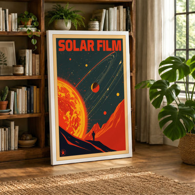Solar Expedition Retro - Wrapped Canvas
