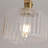 Vintage Clear Glass Pendant Lamp Retro Chandelier Hanging Light Ceiling Lamp E27-1600369865