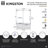 Kingston Brass 60-Inch Acrylic Rectangular 3-Wall Alcove Tub With Tub Door, Left Hand Drain-108958452-108958453