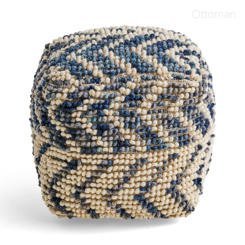 Alina Wool And Cotton Pouf