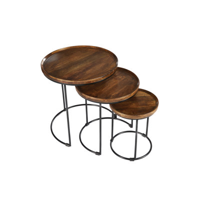 Round Nest Of 3 Tables