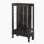 Curio Cabinet With Tempered Glass Doors, Lighted Display Cabinet With Adjustable Shelves For Home Or Office