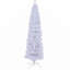 Arbre de Noël artificiel de Noël mince avec support pliable en métal