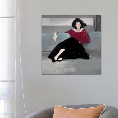 Stupid Hopeless by Anikó Salamon - Wrapped Canvas Print