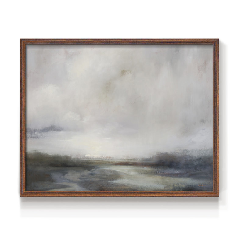 «Light Effect VII V1», reproduction encadrée, réarmable, Noyer, H 16 po x l 20 po