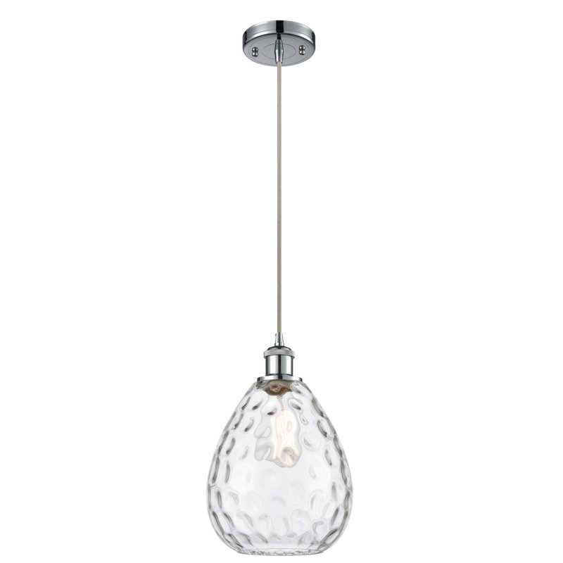 Jaron 1 - Light Single Pendant, Polished Chrome, No Bulb Included