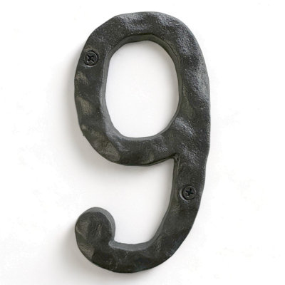 6'' H Metal House Number