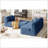 Modern Large L-Shape Modular Sectional Sofa For Living Room, Bedroom, Salon, 2 Piece Free Combination, Simplified Style-1839605106