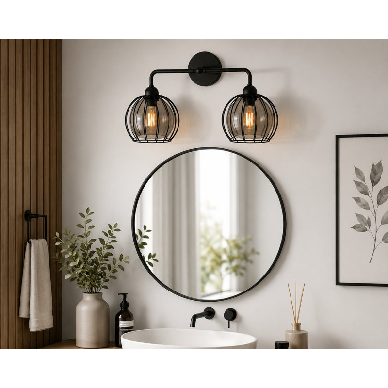 Steel Armed Sconce