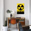 « cold war era fallout shelter sign », reproduction d’impression sur toile-29685511