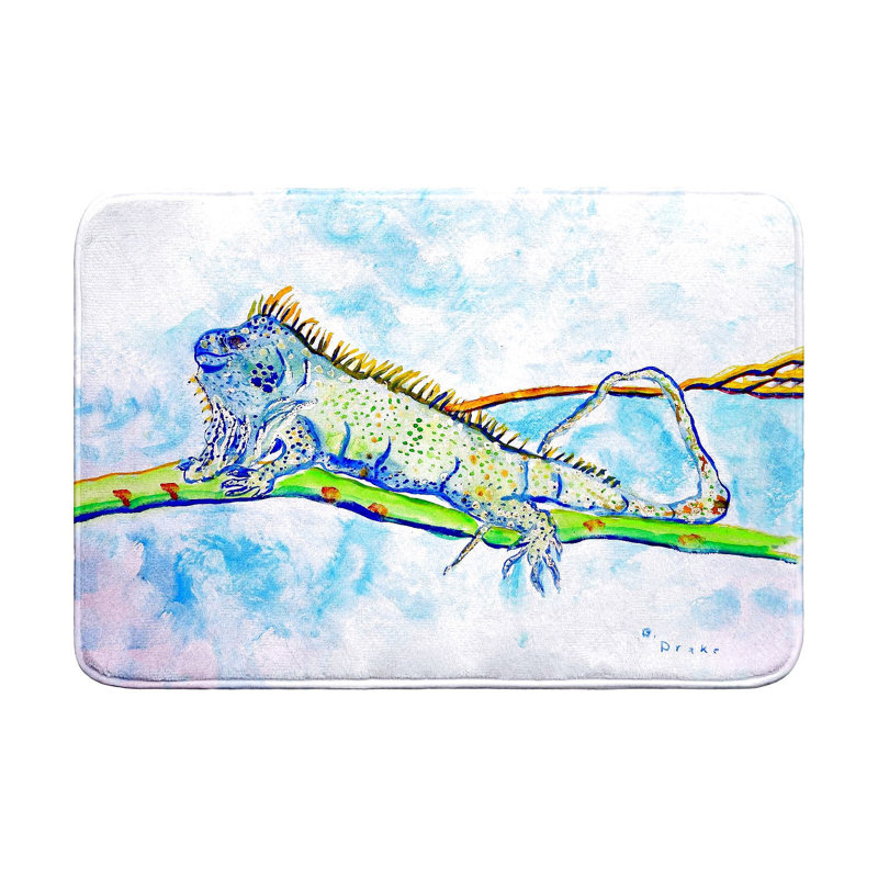 Iguana Bath Mat, Single - 24" L x 36" W