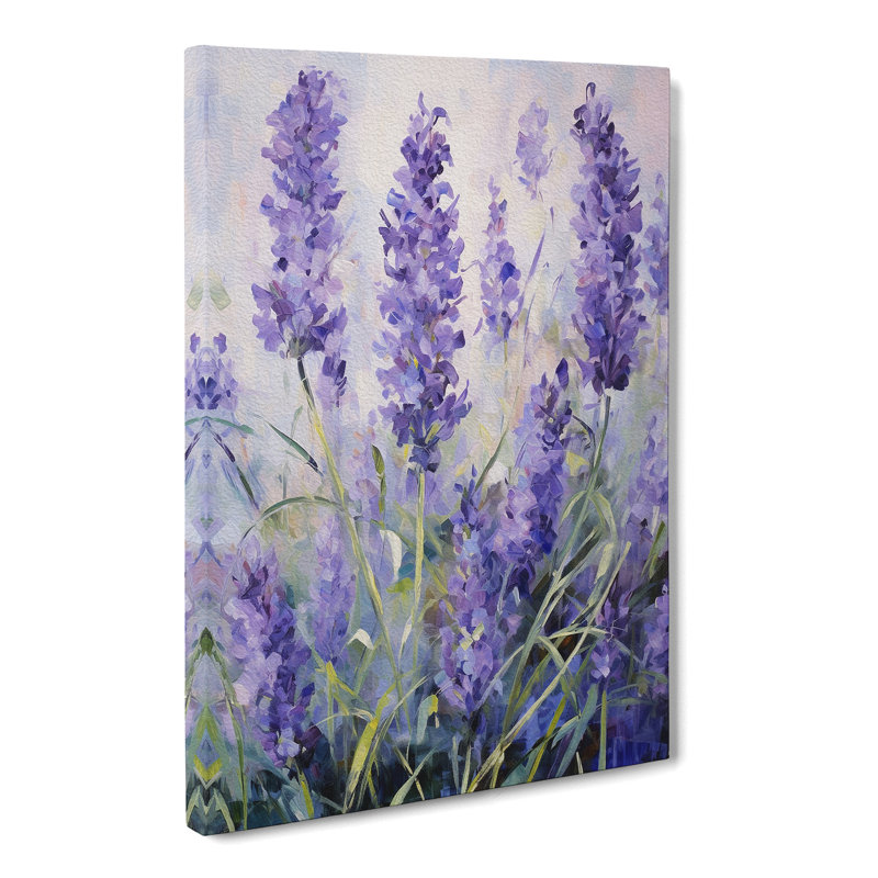 Lavender Flower Action No.2 - No Frame Print, 50cm H x 35cm W x 3cm D