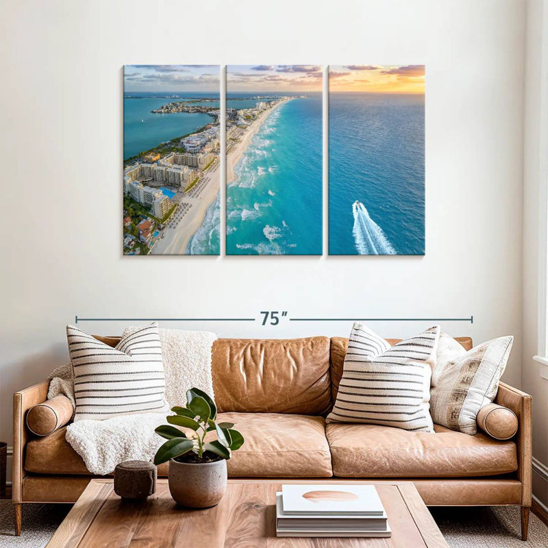 Gillard Exquisite Cancun Beach, 36" H x 57" W
