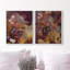 Crimson garden Set Canvas Abstract Print by Oliver Gal, Black Frame, 16 x 20-1136857415-1136857528