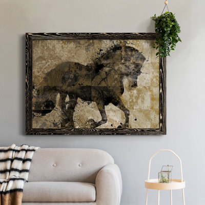 Midnight Stallion - cadre photo, impression sur toile