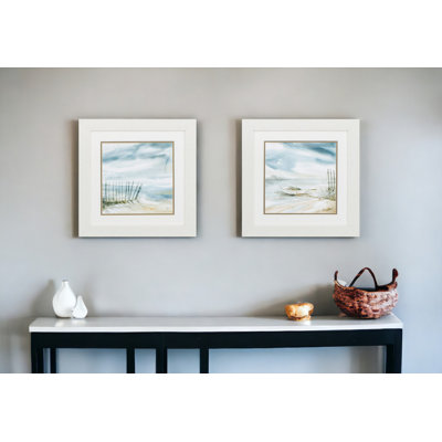 " White Frame Subtle Mist " 2 - Pieces