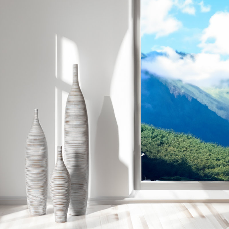 Vase de plancher Roddney, H 48 po x l 8 po x P 8 po, 3