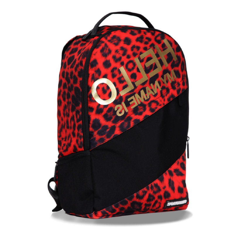 Hello Leopard Deluxe Picnic Backpack