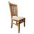 Khalib Solid Mango Wood Triple Dining Chair