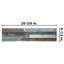 Coleur Mix 6.5" x 20.38" Ceramic Wood Look Wall Tile