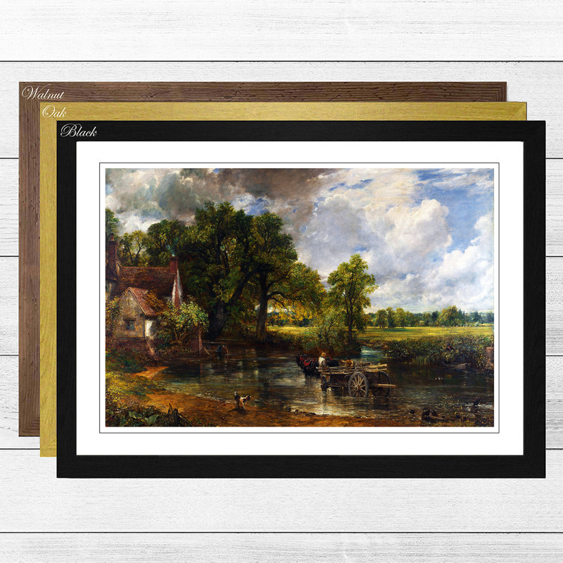 John Constable - Single Picture Frame Painting, Walnut