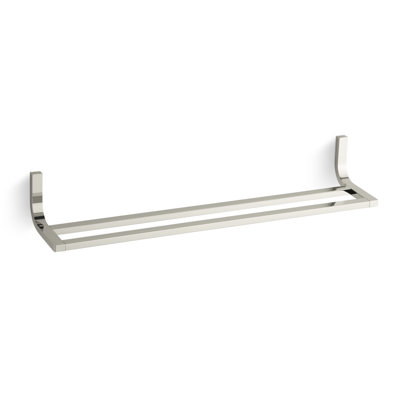 Loure Double 24.75" Wall Mounted Towel Bar
