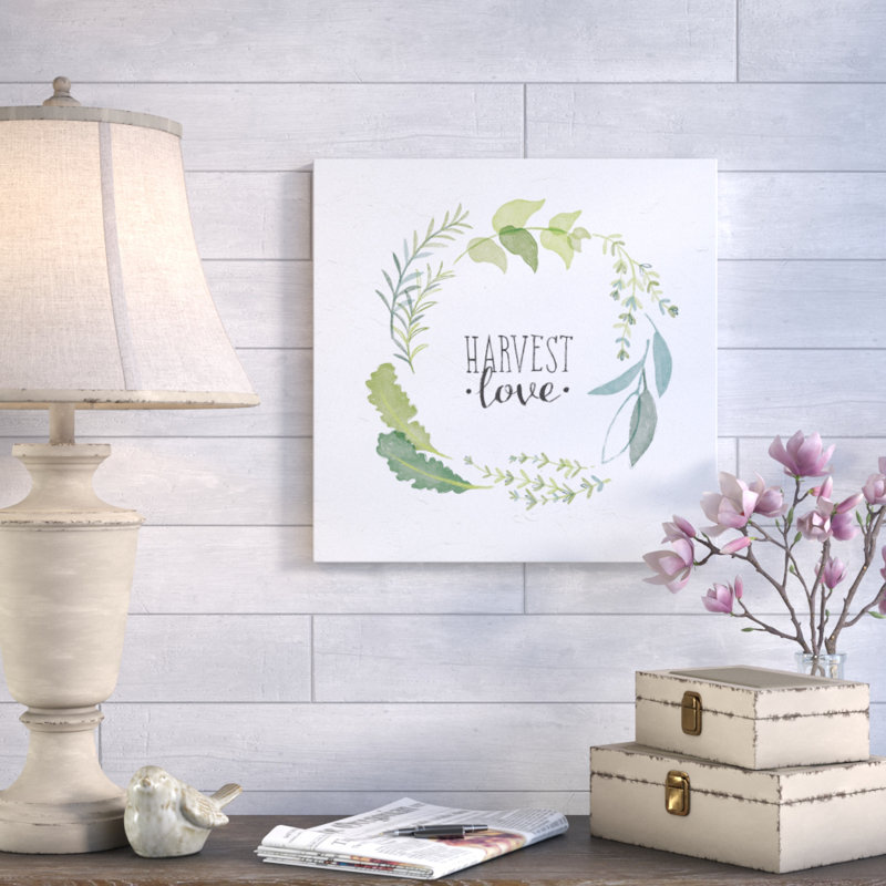 «Fine Herbs III», art textuel sur toile, H 27,5 po x l 27,5 po x P 2 po, Cadre flottant champagne